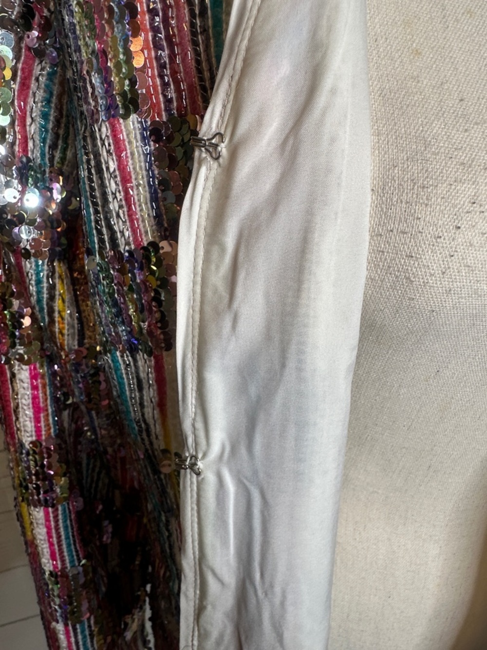 Multi-Color Sequin Open-Front Jacket - Picture 3 of 7